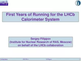 First Years of Running for the LHCb Calorimeter S ystem