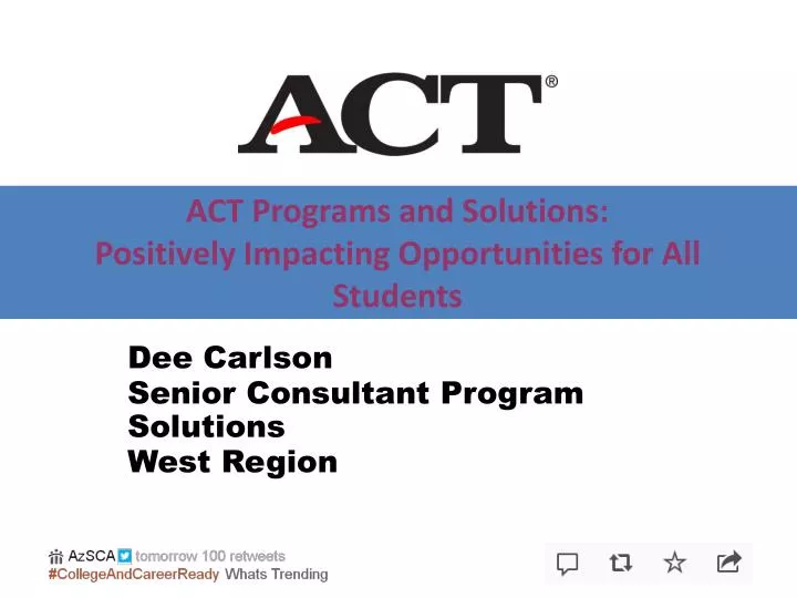 dee carlson senior consultant program solutions west region