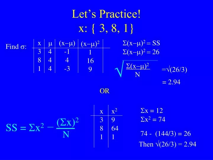 let s practice x 3 8 1