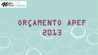 or amento apef 2013