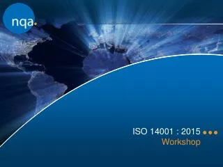 ISO 14001 : 2015 Workshop