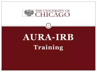 AURA-IRB Training
