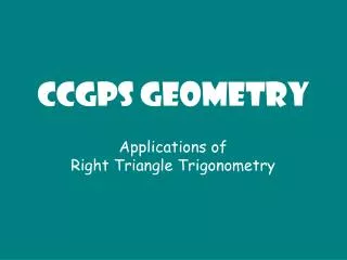 CCGPS Geometry