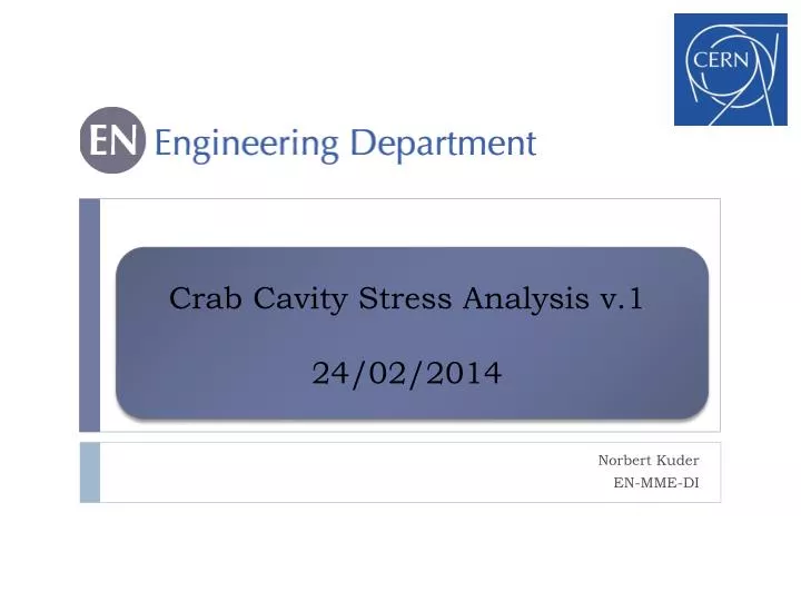 crab cavity stress analysis v 1 24 02 2014