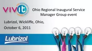 Ohio Regional Inaugural Service Manager Group event