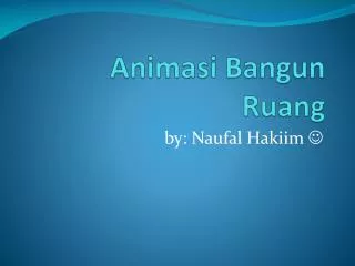 animasi bangun ruang