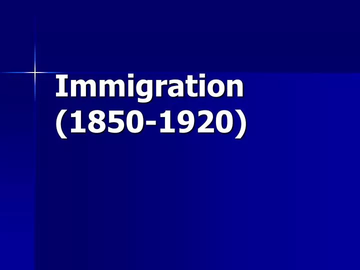 immigration 1850 1920
