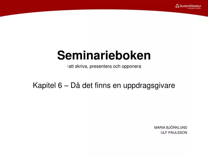 seminarieboken