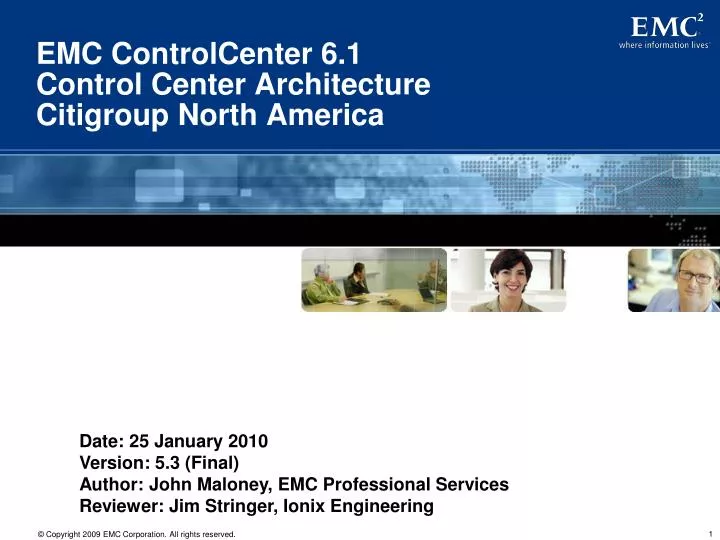 emc controlcenter 6 1 control center architecture citigroup north america