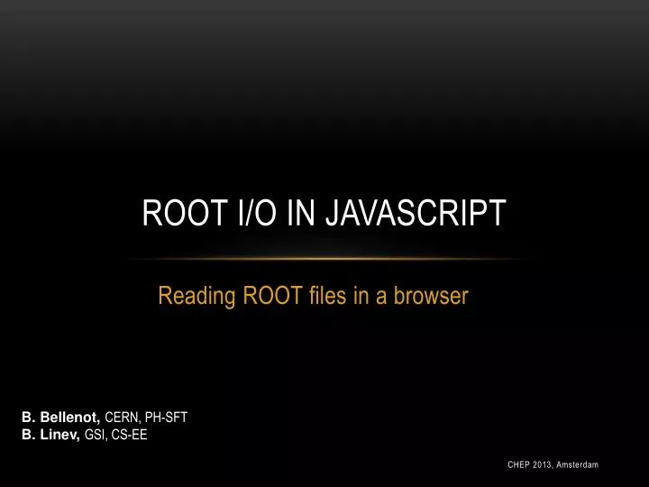root i o in javascript