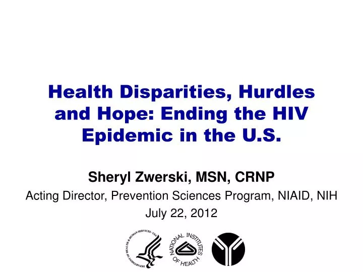 health disparities hurdles and hope ending the hiv epidemic in the u s