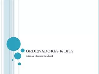 ordenadores 16 bits