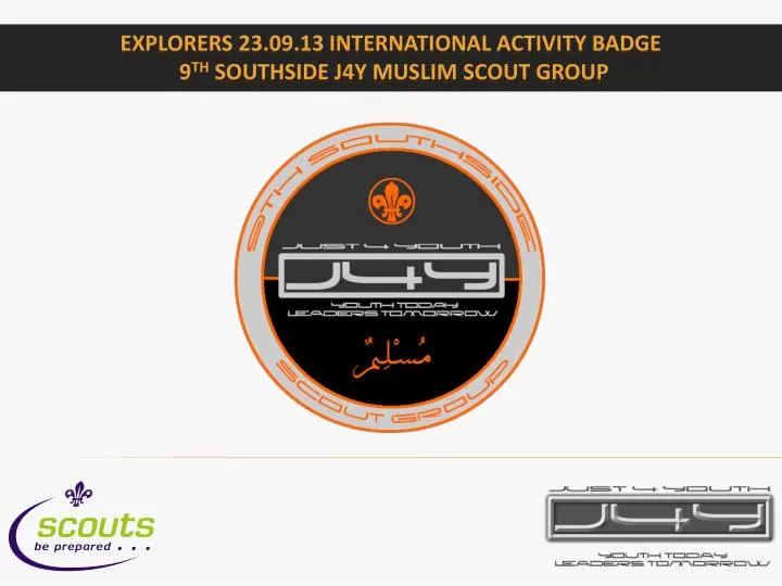explorers 23 09 13 international activity badge 9 th southside j4y muslim scout group