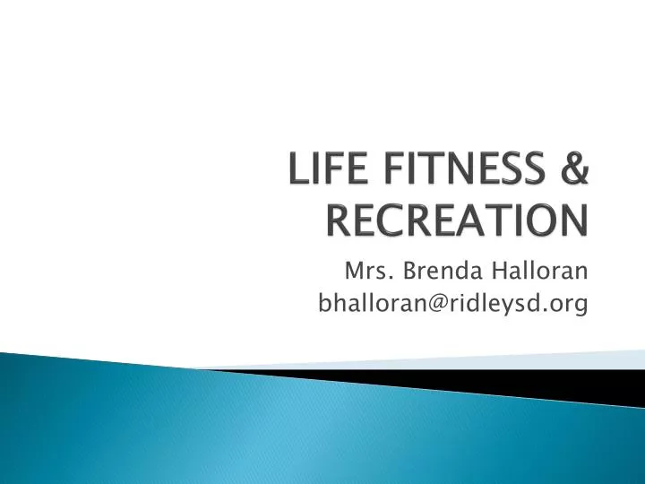 life fitness recreation
