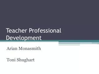 Teacher Professional Development