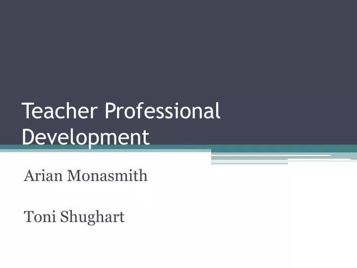 teacher professional development