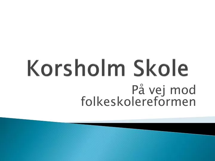 korsholm skole