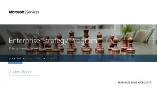 Enterprise Strategy Program