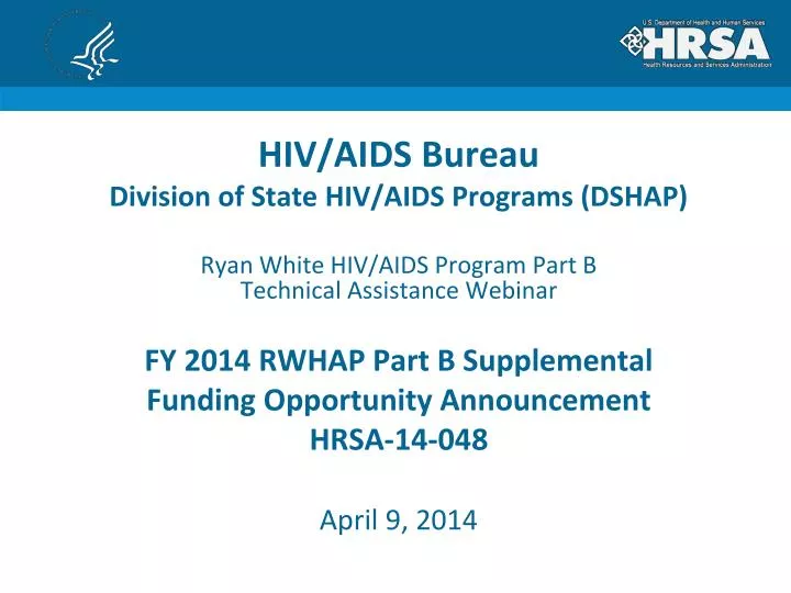 hiv aids bureau division of state hiv aids programs dshap