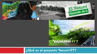 qu es el proyecto yasun itt