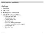 Non-parametrische Testverfahren - slide 1