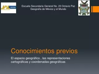 conocimientos previos