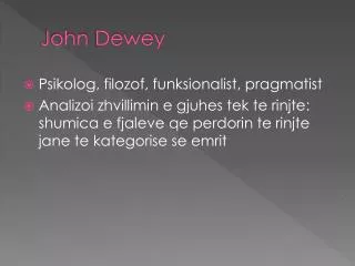 john d ewey
