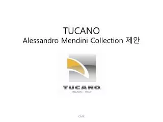 TUCANO Alessandro Mendini Collection 제안