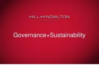 Governance+Sustainability