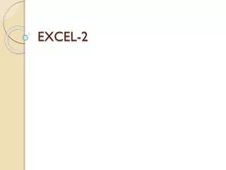 excel 2