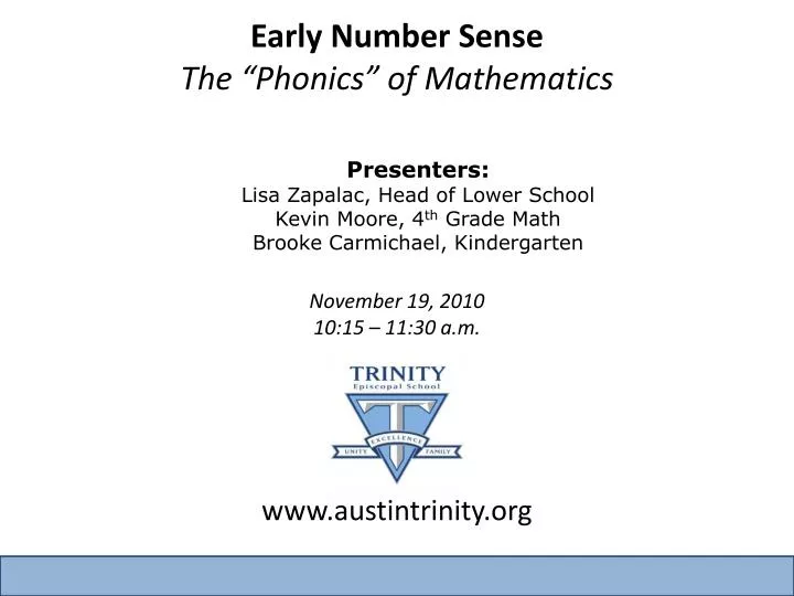 early number sense the phonics of mathematics