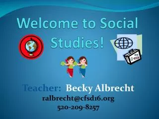 Welcome to Social Studies!
