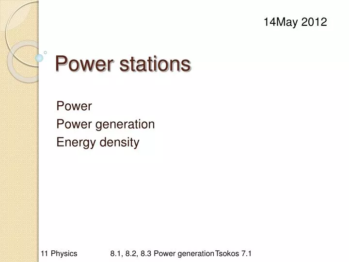 power stations