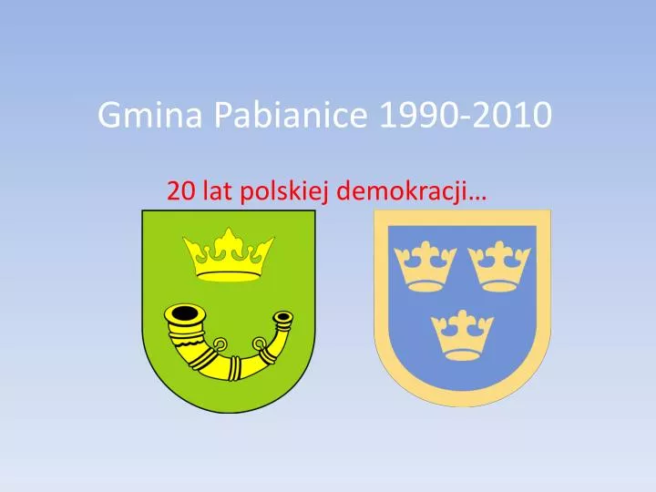 gmina pabianice 1990 2010