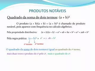 produtos not veis