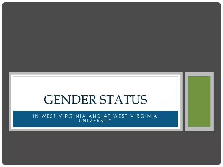 gender status