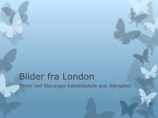 bilder fra london