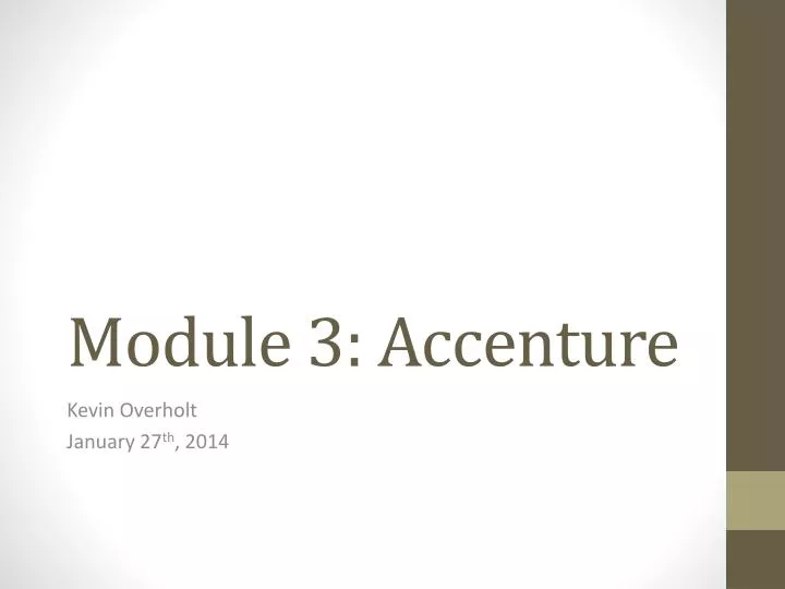 module 3 a ccenture