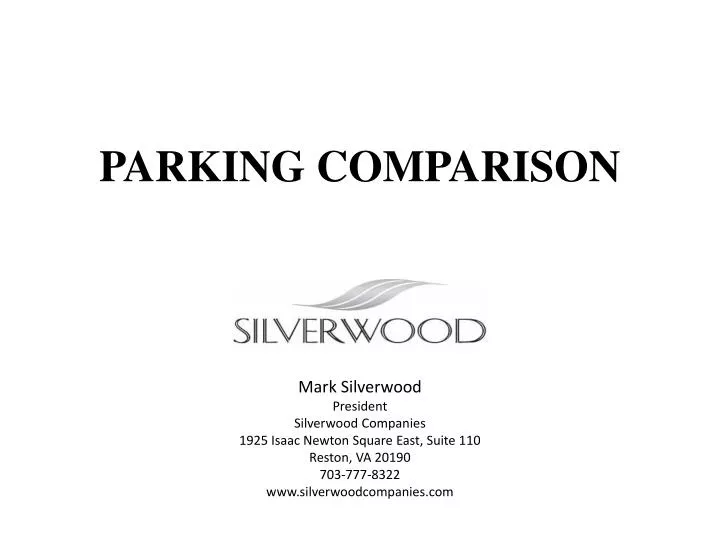 parking comparison