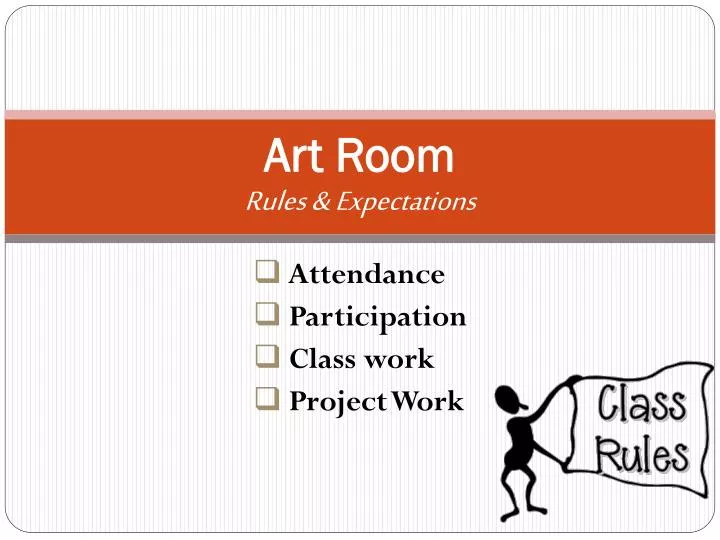 art room rules expectations