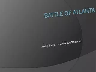 Battle of Atlanta