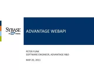 Advantage webapi