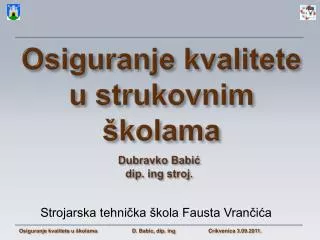 dubravko babi dip ing stroj