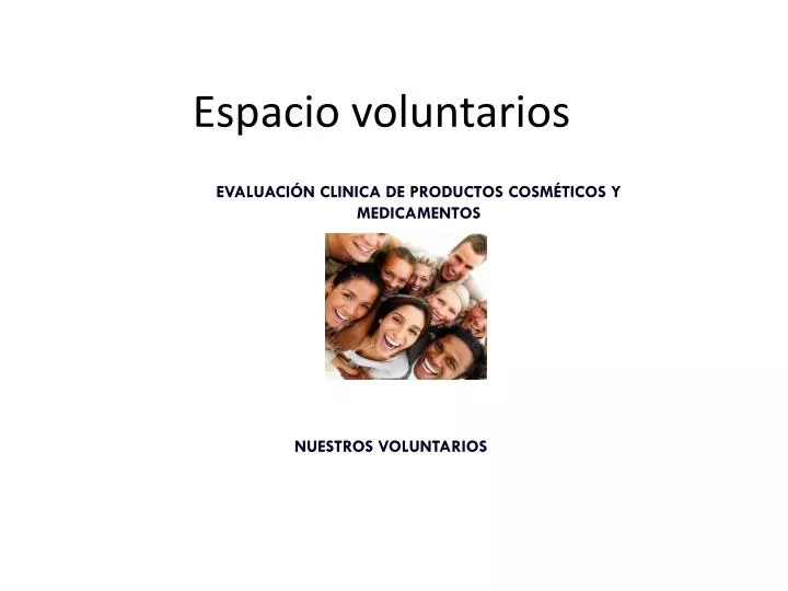 espacio voluntarios