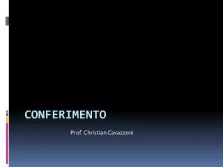 prof christian cavazzoni
