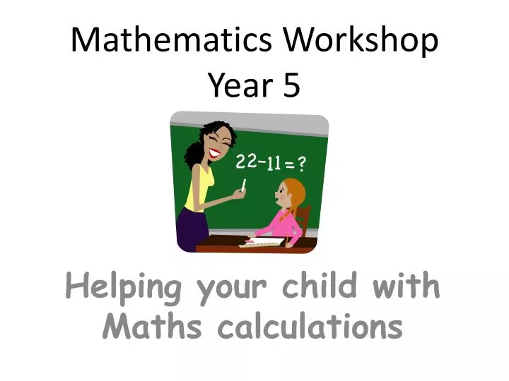 mathematics workshop year 5