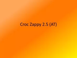 croc zappy 2 5 at
