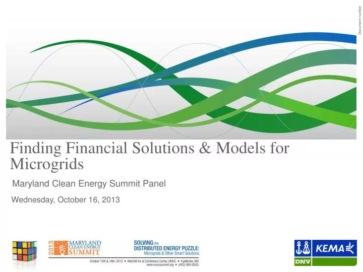 finding financial solutions models for microgrids