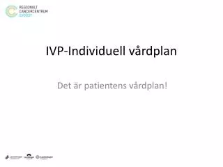 ivp individuell v rdplan