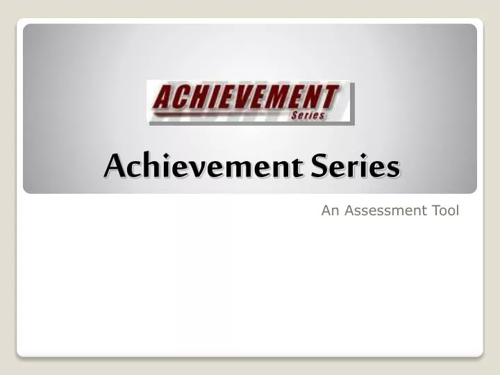 achievement series
